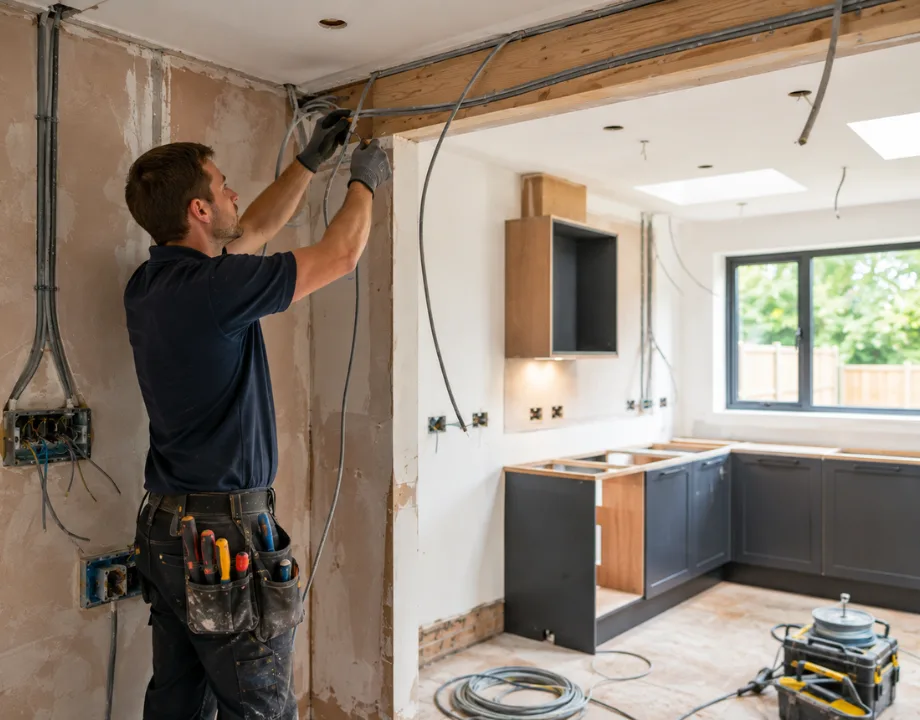 Partial rewiring electrician in West Malling