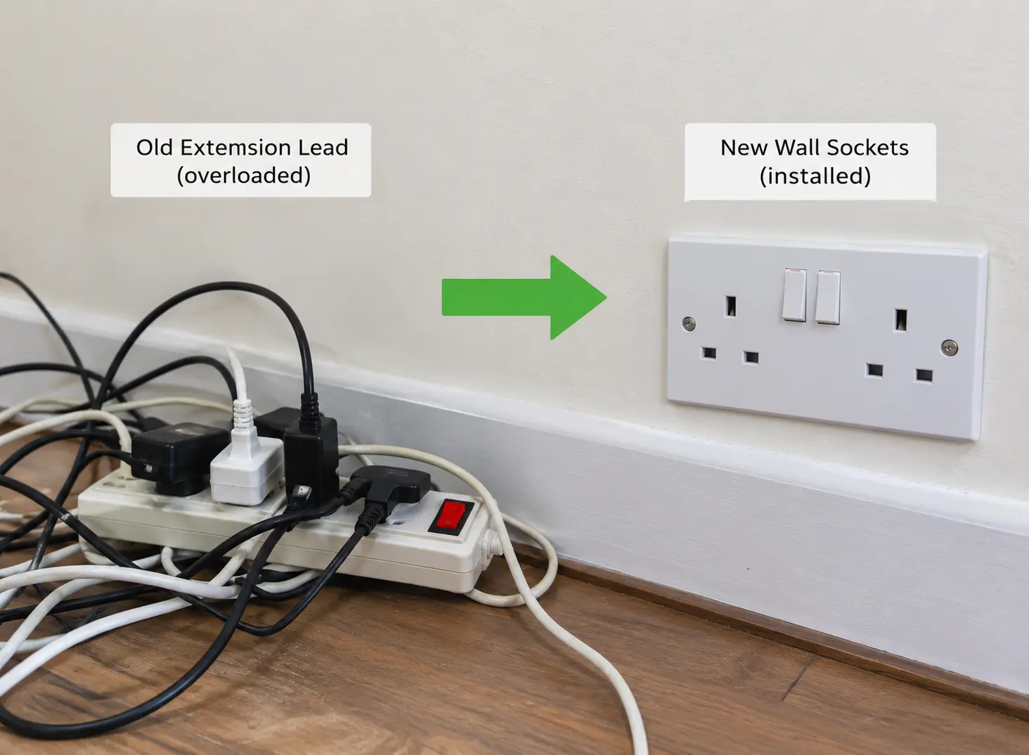 additional socket installation Tonbridge