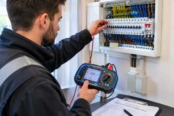 recent EICR Electrical Inspection work2