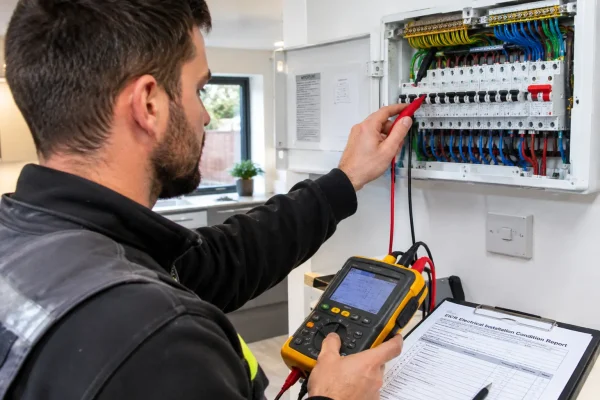 recent EICR Electrical Inspection work5