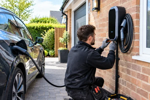 recent Home EV Charger Installation work2