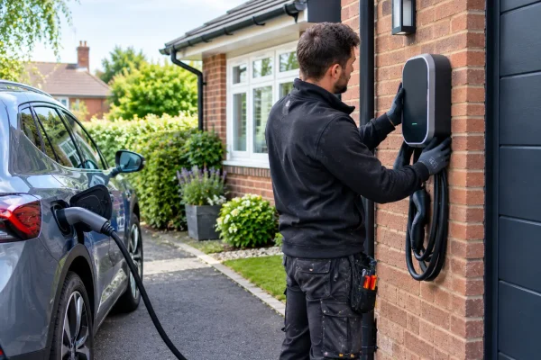 recent Home EV Charger Installation work3