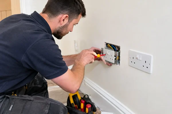 recent additional socket installation work2