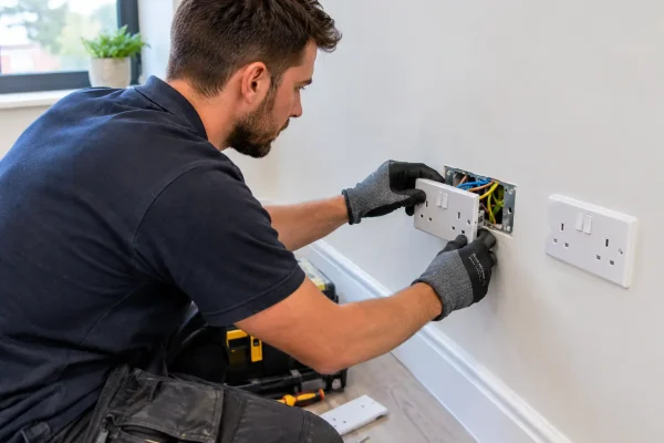 recent additional socket installation work4